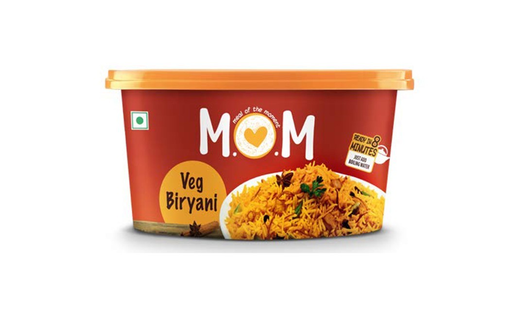 Mom Meal of the Moment, Veg Biryani    Tub  90 grams